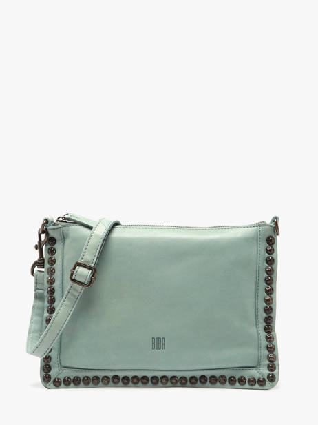 Leather Crossbody Bag Heritage Biba Blue heritage POR2L