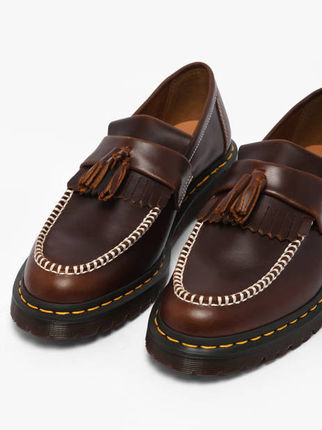 Moccasins Adrian In Leather Dr martens Brown men 42849200 other view 3