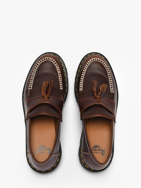 Moccasins Adrian In Leather Dr martens Brown men 42849200 other view 4