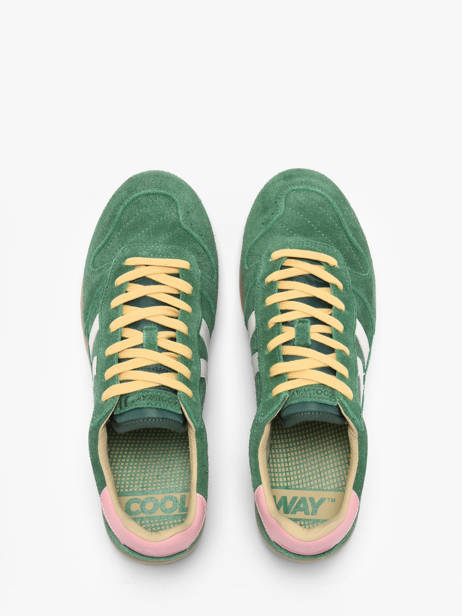Sneakers In Leather Coolway Green men 8663807 other view 4