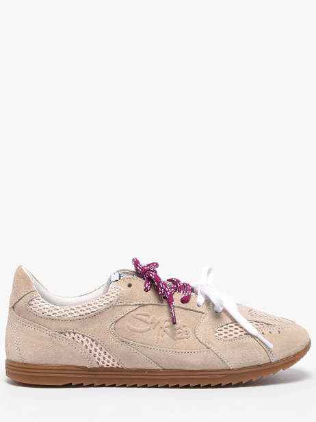 Sneakers Billie In Leather Semerdjian Beige women BILLI244