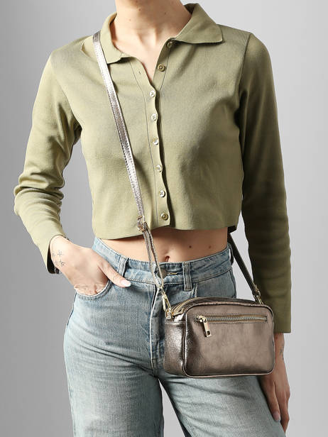 Shoulder Bag Nine Leather Milano Brown nine NI25115 other view 1