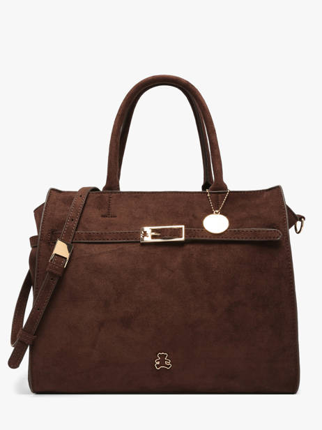 Satchel Buckle Lulu castagnette Brown buckle D