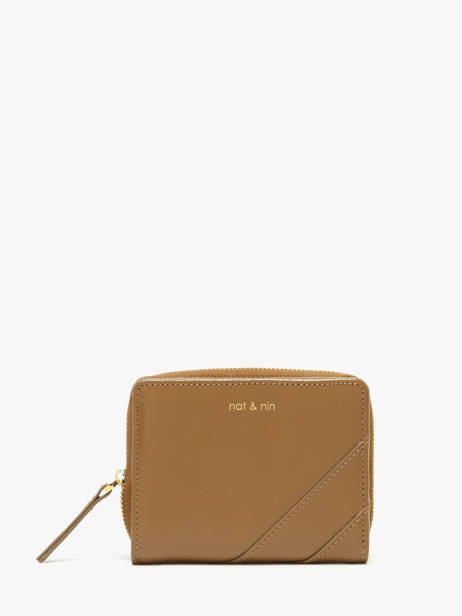 Leather Nina Wallet Nat et nin Brown vintage NINA