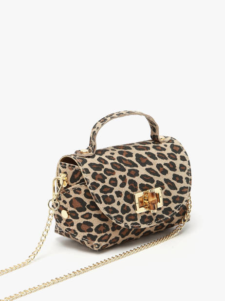 Crossbody Bag Velvet Leopardo Leather Milano Multicolor velvet leopardo VL24117 other view 2