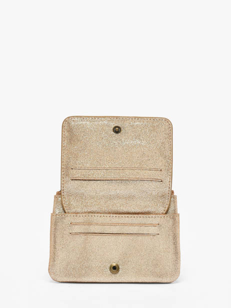 Coin Purse Vintage Leather Mila louise Beige vintage 3853X other view 1