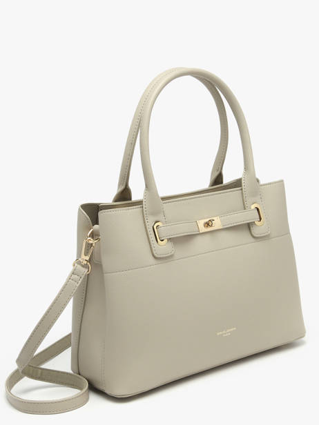 Satchel Saffiano David jones Beige saffiano CM8353 other view 2