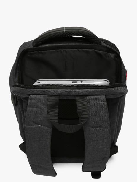 Backpack David jones Black business PC038A other view 3