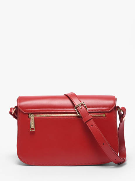 Sac Bandoulière Paris Philos Cuir Lancaster Rouge paris philos 82 vue secondaire 4