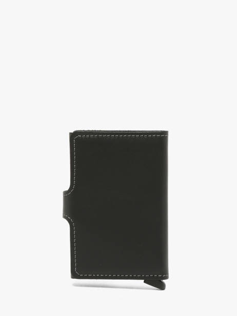 Card Holder Original Leather Secrid Black original MPC other view 3