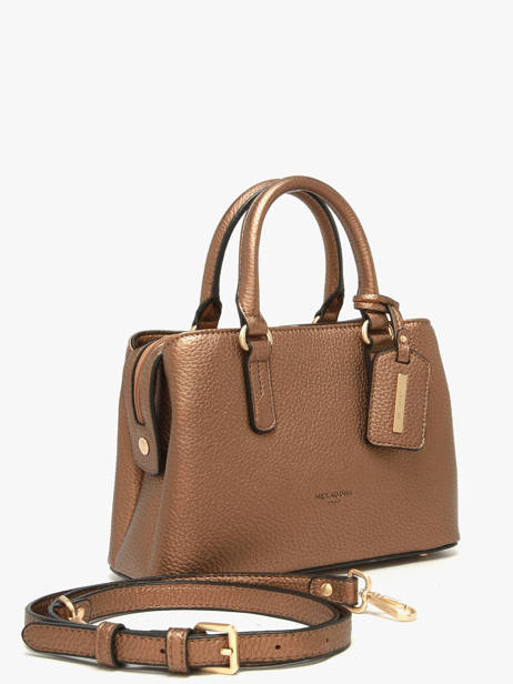 Satchel Zora Hexagona Brown zora 8620229 other view 2