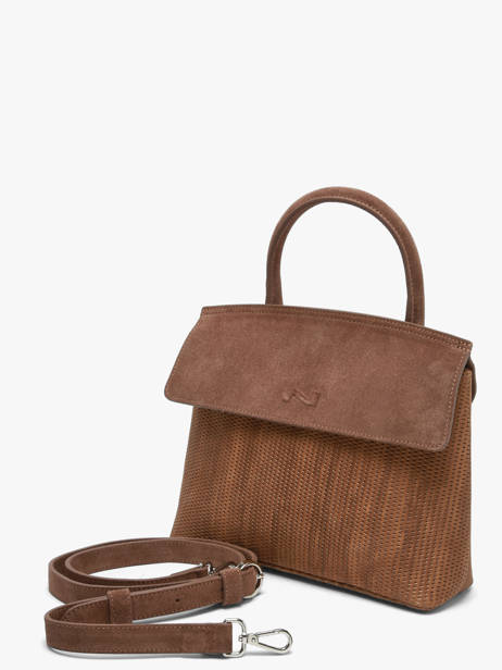 Clarita Crossbody Bag Textured Leather Nathan baume Brown nathan 18TX other view 2