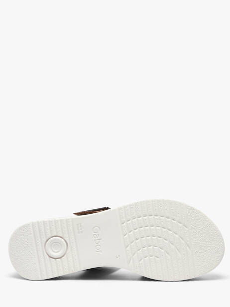 Platform Sandals In Leather Gabor Brown women 52 other view 4