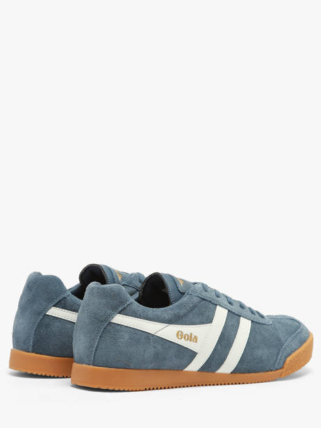 Sneakers In Leather Gola Blue men CMA192HW other view 3