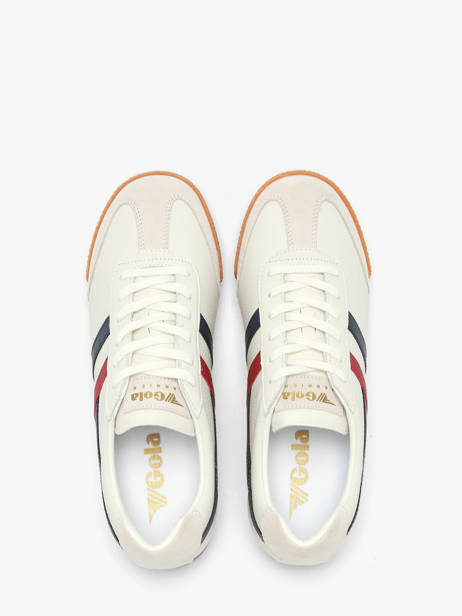 Sneakers In Leather Gola White men CMB426XE other view 4