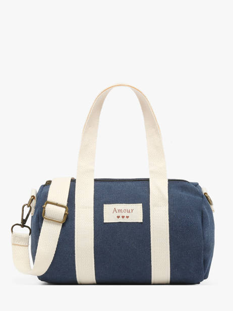 Crossbody Bag Amour Toile Cotton Miniprix Blue amour toile 8084