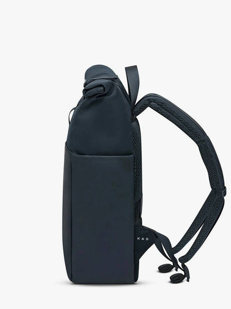 Backpack Kapten and son Blue essential color C other view 3