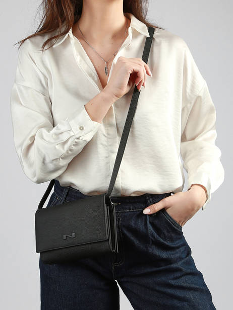 Leather Thelma Crossbody Bag Nathan baume Black n city 12 other view 1