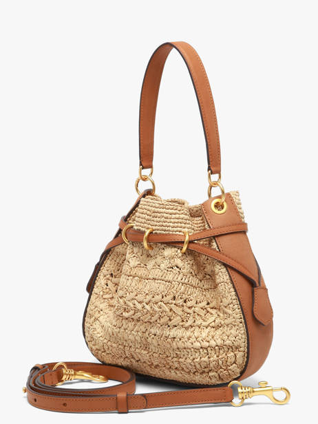 Leather And Raffia Le Mini Romy Crossbody Bag Gerard darel Beige raphia E454 other view 2