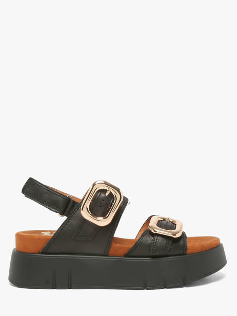 Sandals In Leather Mam'zelle Black women CSGNQ06