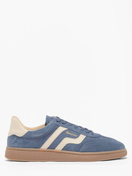 Sneakers In Leather Gant Blue men CUZIMG66