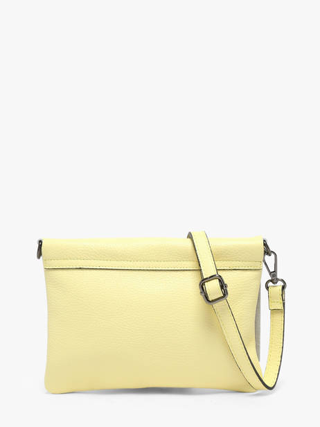 Crossbody Bag Caviar Leather Milano Yellow caviar CA22112 other view 3