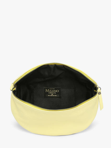 Leather Caviar Belt Bag Milano Yellow caviar CA21123 other view 2