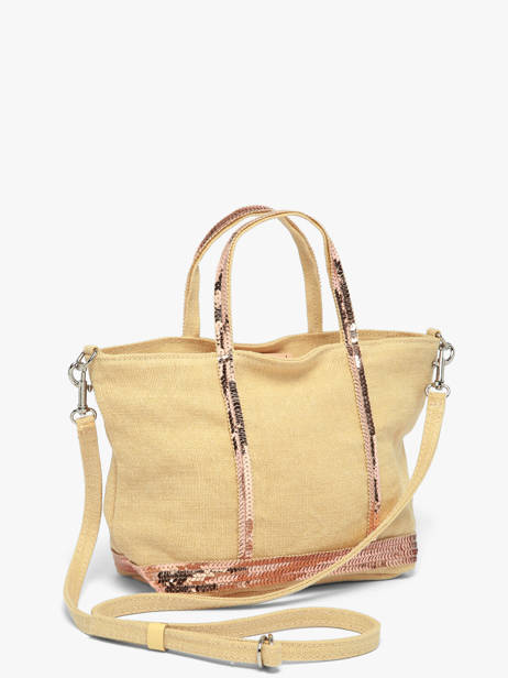 Crossbody Baby Cabas Linen Vanessa bruno Yellow cabas lin 31V40410 other view 1