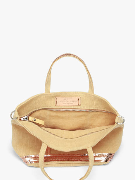 Crossbody Baby Cabas Linen Vanessa bruno Yellow cabas lin 31V40410 other view 3