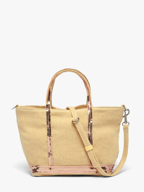 Crossbody Baby Cabas Linen Vanessa bruno Yellow cabas lin 31V40410 other view 4