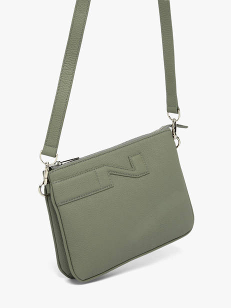 Leather Milano Crossbody Bag Nathan baume Green n city 3 other view 1