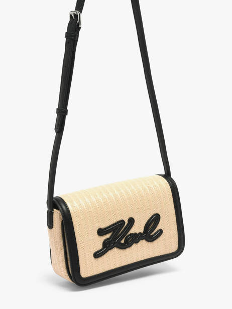 Crossbody Bag K Signature Raphia Karl lagerfeld Beige k signature B2W30089 other view 1