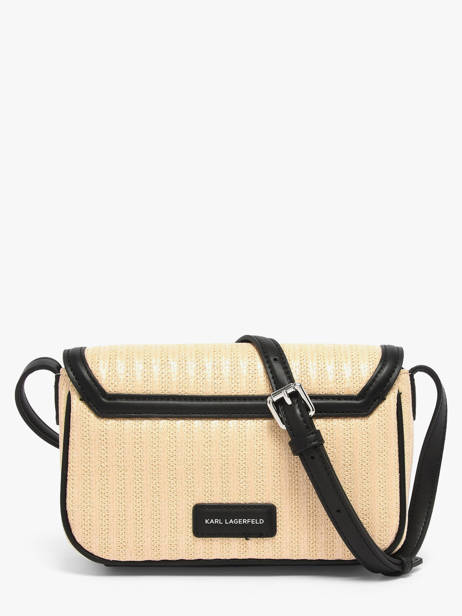 Crossbody Bag K Signature Raphia Karl lagerfeld Beige k signature B2W30089 other view 3