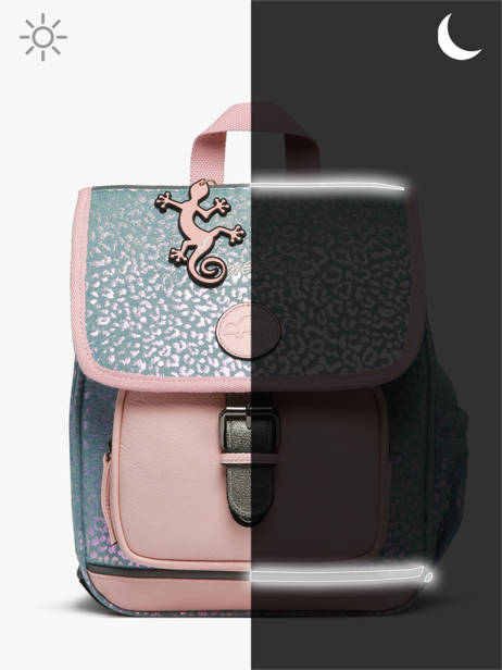 1 Compartment Backpack Cameleon Blue vintage fantasy PBVGSD30 other view 8