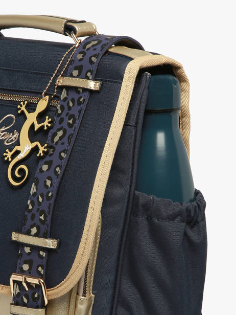 3-compartment Backpack Cameleon Blue vintage fantasy PBVGSD39 other view 5