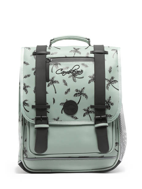 3-compartment Backpack Cameleon Green vintage north PBVWSD39 other view 6