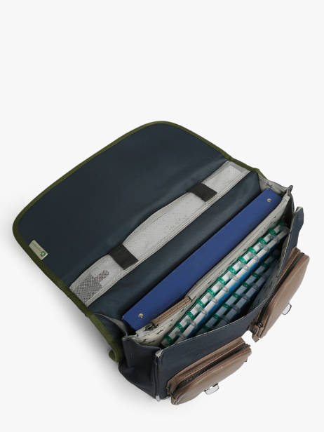 Satchel 2 Compartments Cameleon Blue vintage urban 27 other view 3