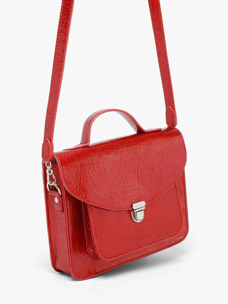 Leather Melle George Star Crossbody Bag Paul marius Red star GEORGSTA other view 1