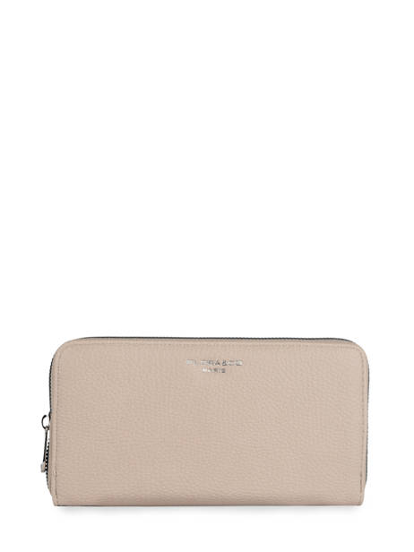 Zip Wallet Classic Miniprix Beige grained H1689