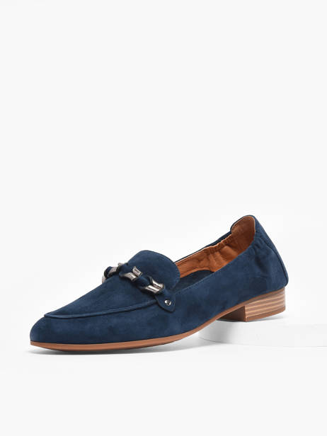 Mocassins Zanga En Cuir Mam'zelle Bleu accessoires CSIRK28 vue secondaire 1