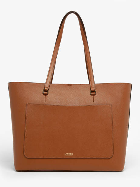 Leather Karly Tote Bag Lauren ralph lauren Brown karly 31911655 other view 4