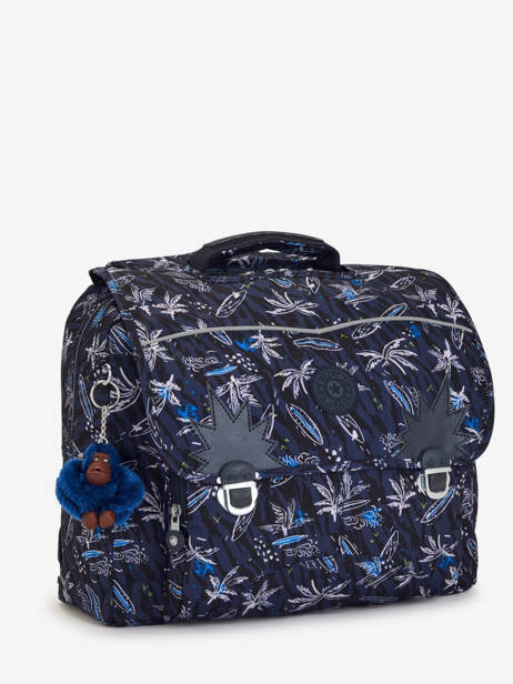 2-compartment Iniko Satchel Kipling Blue back to school KI7055 other view 2