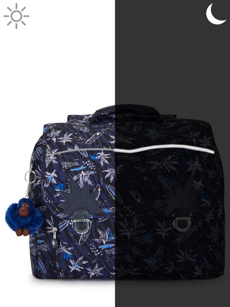 2-compartment Iniko Satchel Kipling Blue back to school KI7055 other view 5