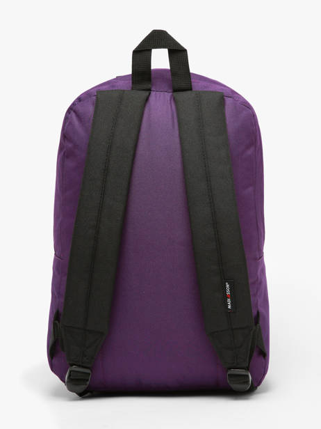 2-compartment Backpack Madisson Violet college 82441 other view 3
